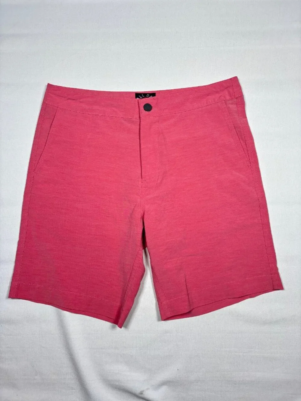 Faherty All Day Shorts Mens 32 Fits 33 Pink Sunrose Hybrid Swim Board Trunks